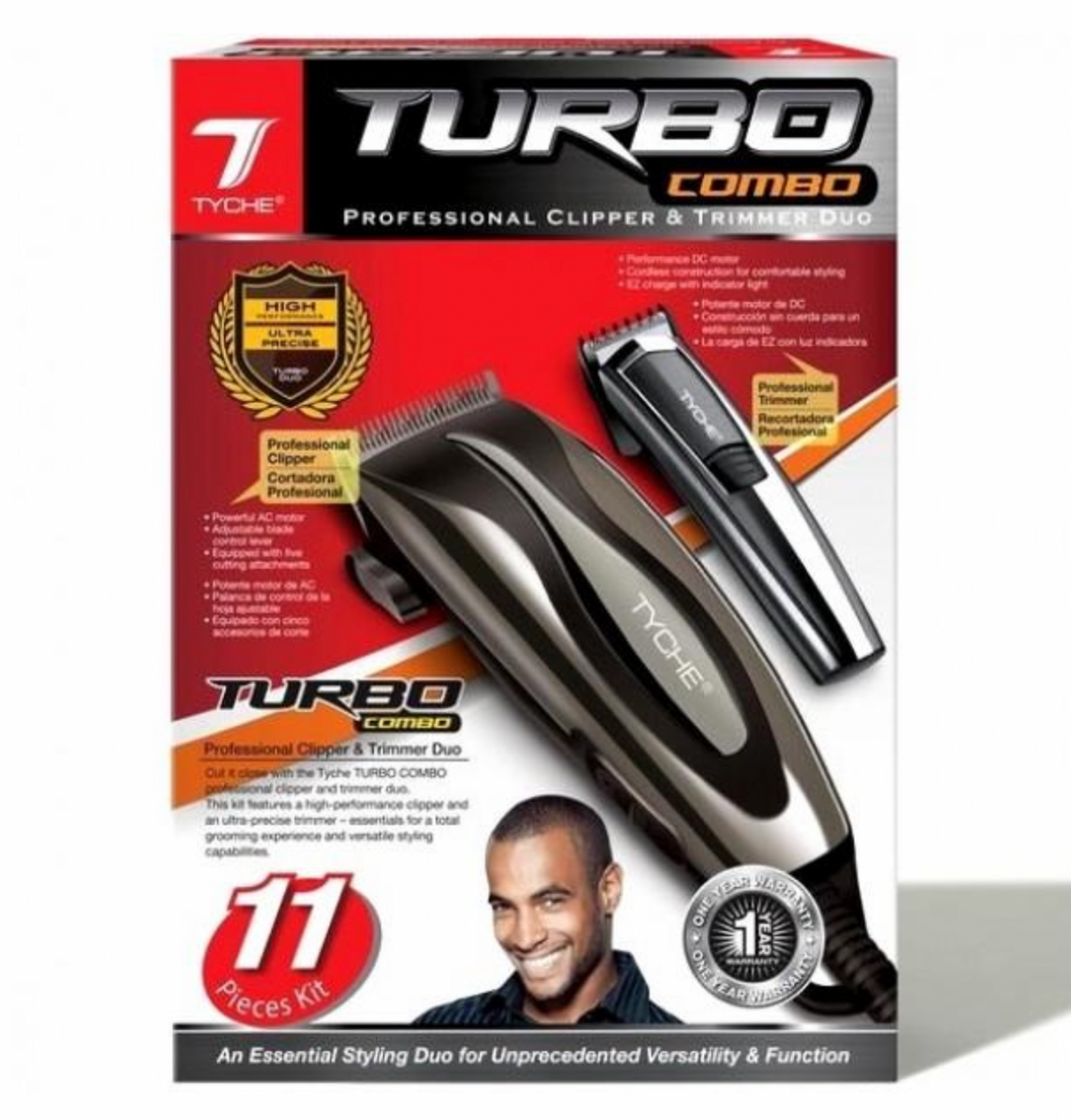 Tyche Turbo Due Hair Clipper & Trimmer (THC02)