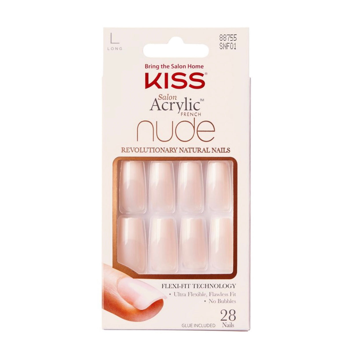 KISS Salon Acrylic Nude 88755 (SNF01)