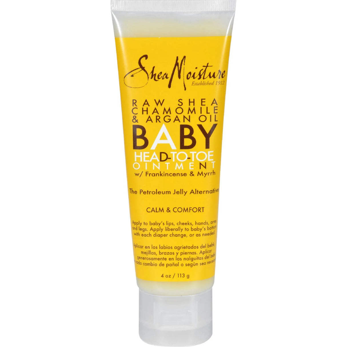 Shea Moisture Raw Shea Chamomile & Argan Oil Baby All Purpose Diaper Ointment 4 oz