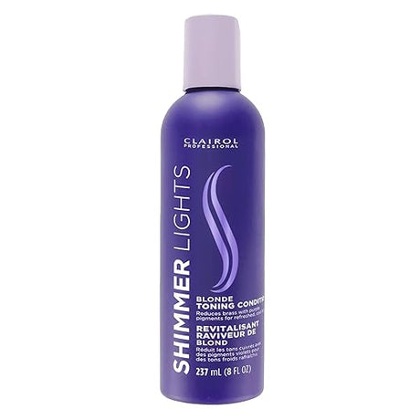 Shimmer Lights purple conditioner, purple toning conditioner, blonde hair conditioner, anti brass conditioner, silver hair toner, gray hair conditioner, violet pigment conditioner, color correcting conditioner, blonde hair care product, salon toning conditioner, color treated hair conditioner, yellow tone neutralizer, moisturizing purple conditioner, professional hair care, brightening hair conditioner,