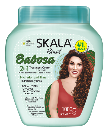 Skala Brasil Babosa 2in1 Treatment 35.2oz Nourishing, Hydrating, Repairing Formula-1