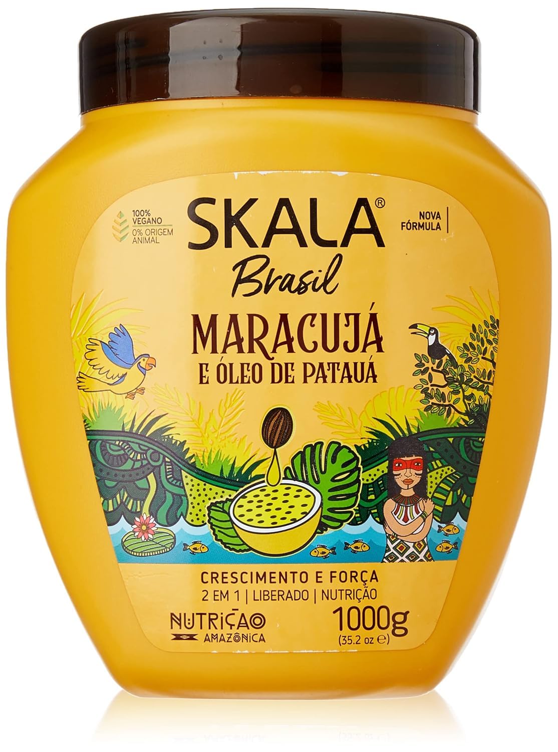 Skala Brasil Maracujá 2in1 Treatment 35.2oz Nourishing, Hydrating, Repairing Formula