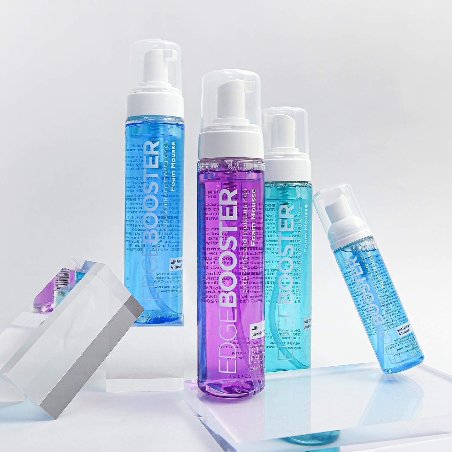 Style Factor Edge Booster Extra Shine Foam Wrap Moisture Rich Foam Mousse 9 Oz-1-