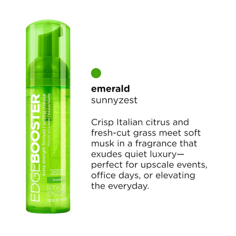 Style Factor Edge Booster Extra Strength Setting Mousse –  (6.4 oz)_Emrald_2