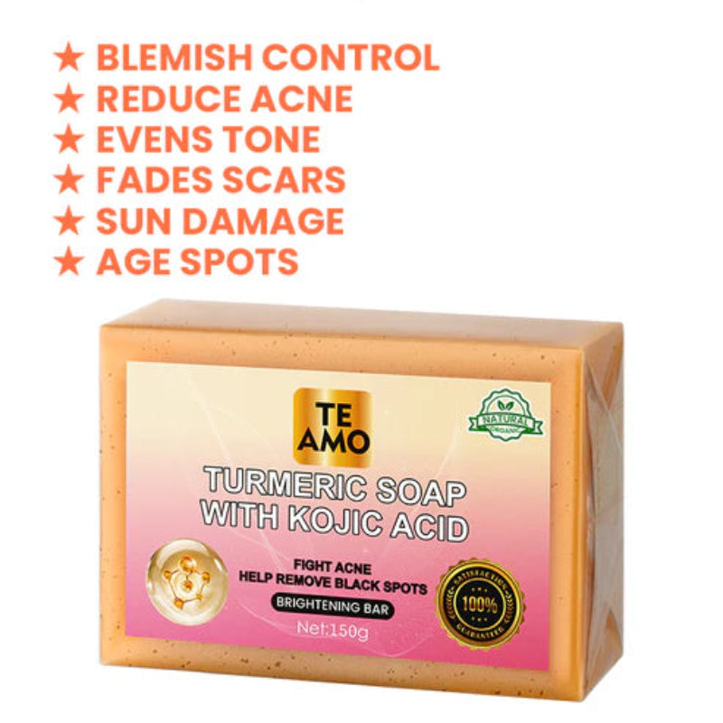 TEAMOTURMERICSOAPWITHKOJICACID150G