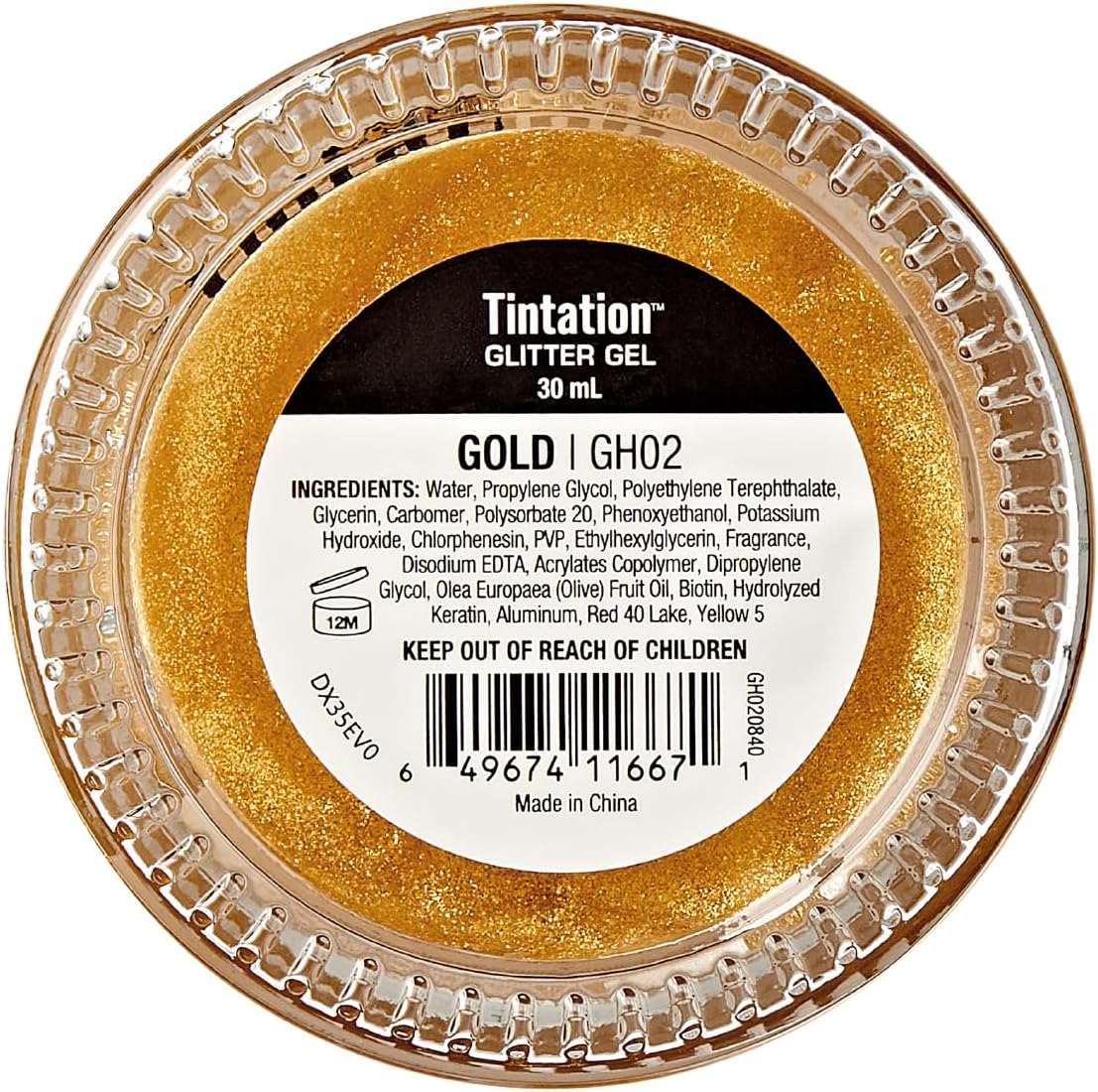 Tintation Glitter Body and Hair Gel – Long Lasting Sparkle, Quick Drying, Waterproof for Events, Parties, Festival Rave-4