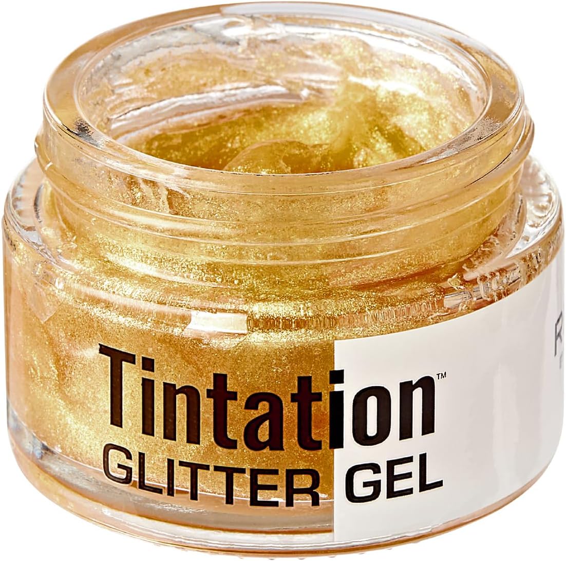 Tintation Glitter Body and Hair Gel – Long Lasting Sparkle, Quick Drying, Waterproof for Events, Parties, Festival Rave,