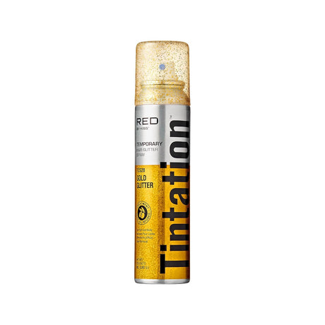 Tintation Glitter Spray – Long-Lasting Body & Hair Sparkle Red By Kiss -5