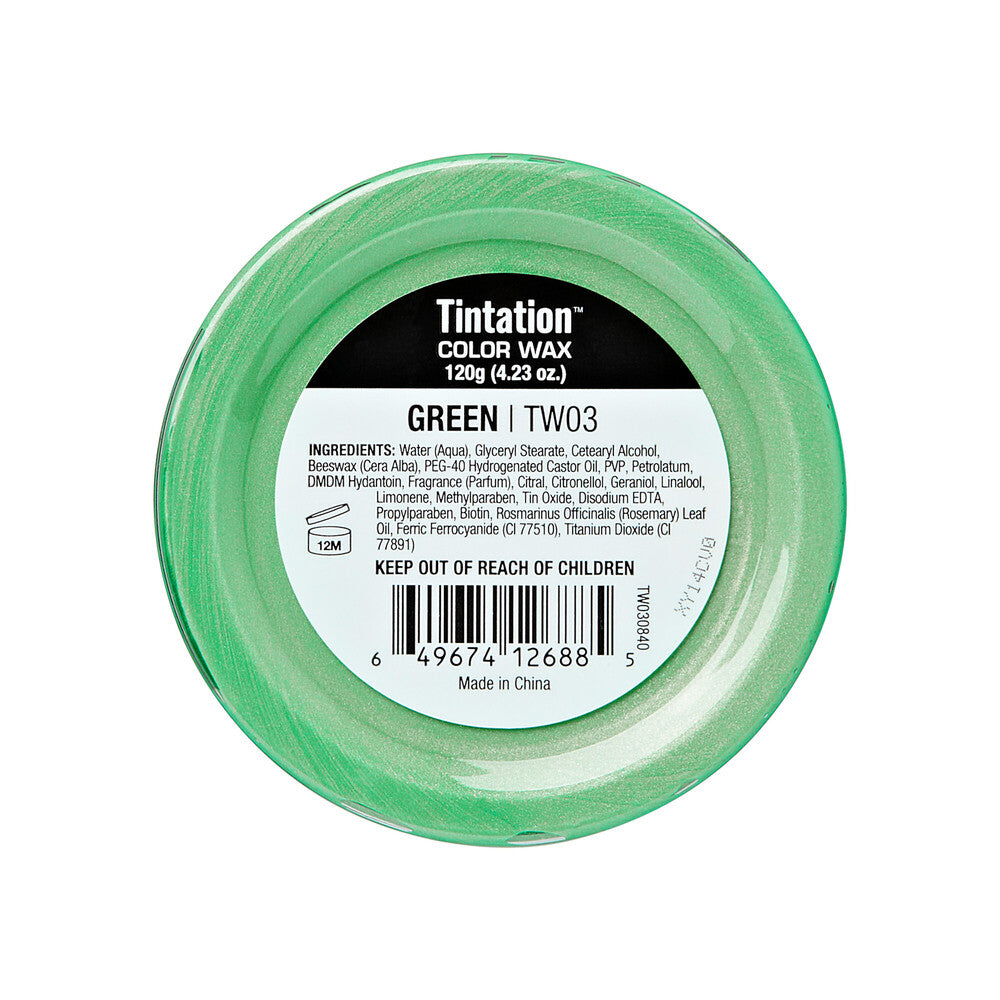 Tintation Hair Color Wax by KISS Styling & Vibrant Color 3.5 oz