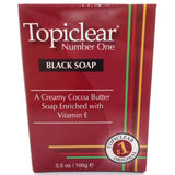 Topiclear Soap Black Soap 3.5oz deep cleansing bar for smooth healthy skin