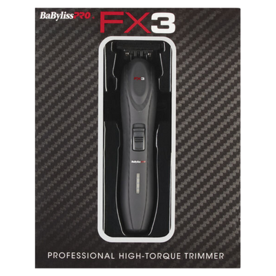 Babyliss pro FX3 Black Professional High-Torque Trimmer