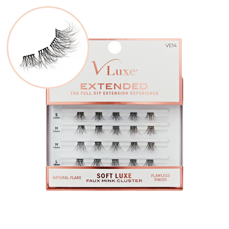 VLuxe By IEnvy Soft Luxe Faux Mink Lash Clusters Seamless DIY Extensions