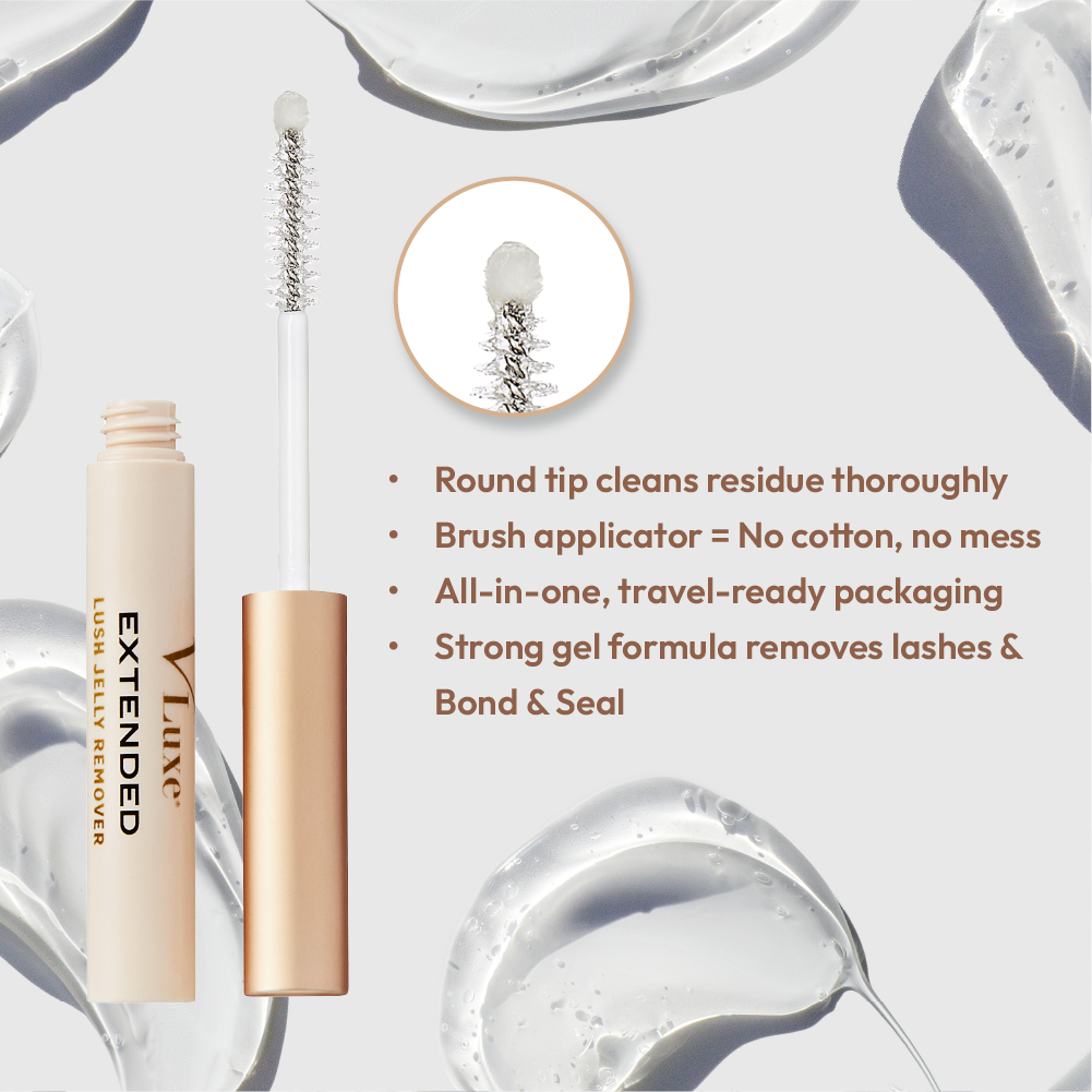 VLuxe By IEnvy Lush Jelly Lash Remover No-Drip Gel with Built-In Brush Applicator