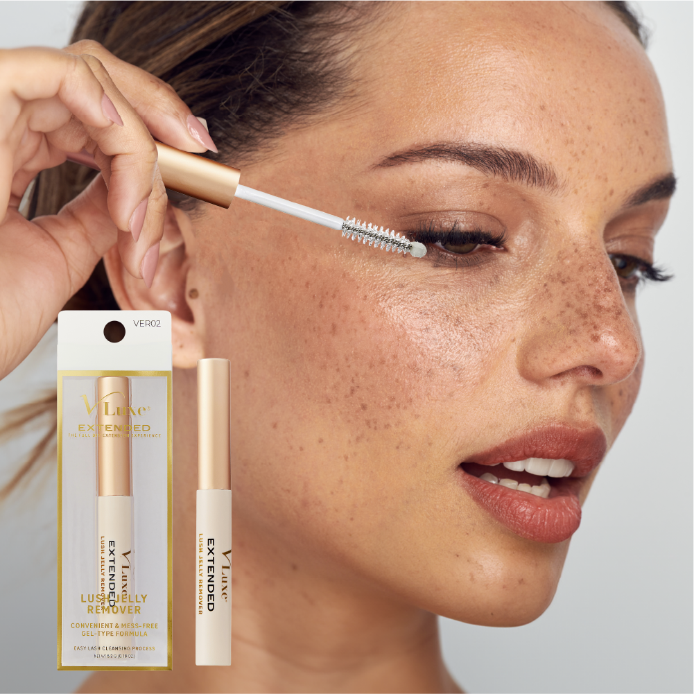 VLuxe By IEnvy Lush Jelly Lash Remover No-Drip Gel with Built-In Brush Applicator