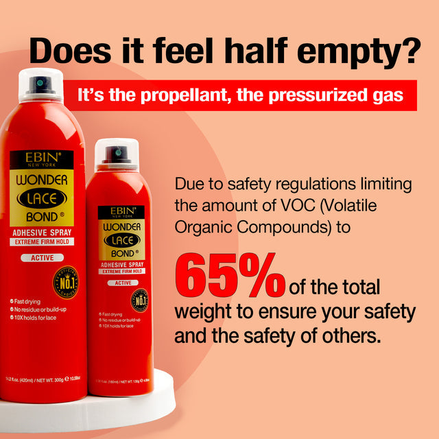 EBIN Wonder Lace Bond Wig Adhesive Spray - Active