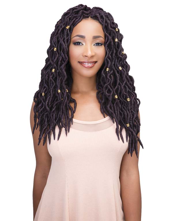 Wave Faux Locs 2X 16in Soft Crochet Braiding Hair Extensions