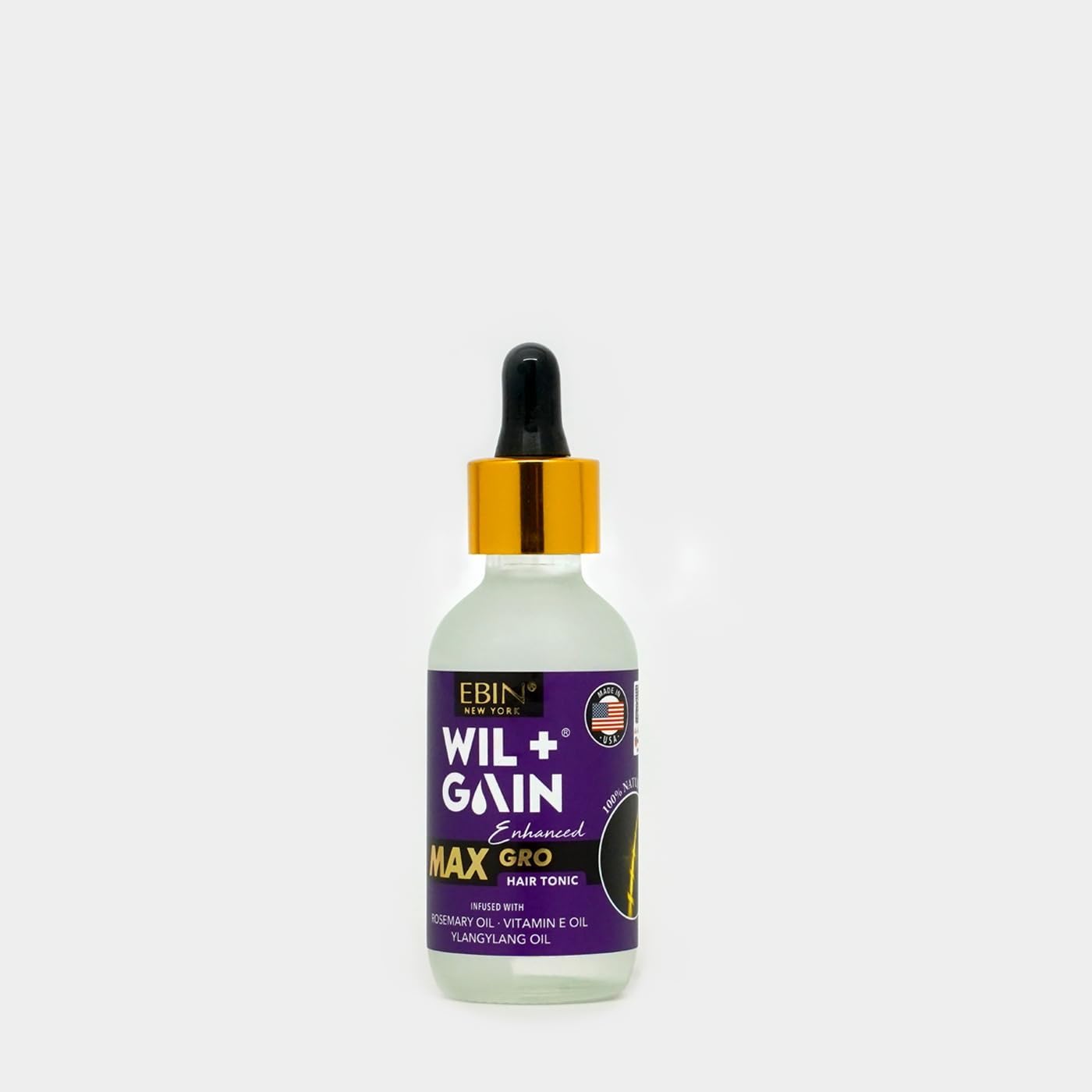 Wil Gain Hair Tonic Max Str Rose+Vitamine+Ylang 2Oz