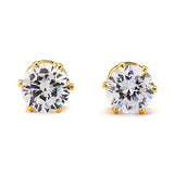 Joy Jewelry Sterling Silver Cubic Zirconia Earrings (Y21)