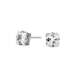 Joy Jewelry Sterling Silver Small Star Cubic Zirconia Stud Earrings (Z01)