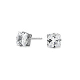 Joy Jewelry Sterling Silver Small Star Cubic Zirconia Stud Earrings (Z01)