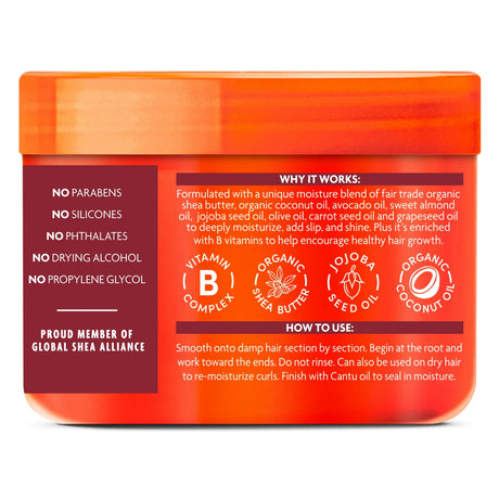Cantu Nat Coconut Curling Cream 12 oz