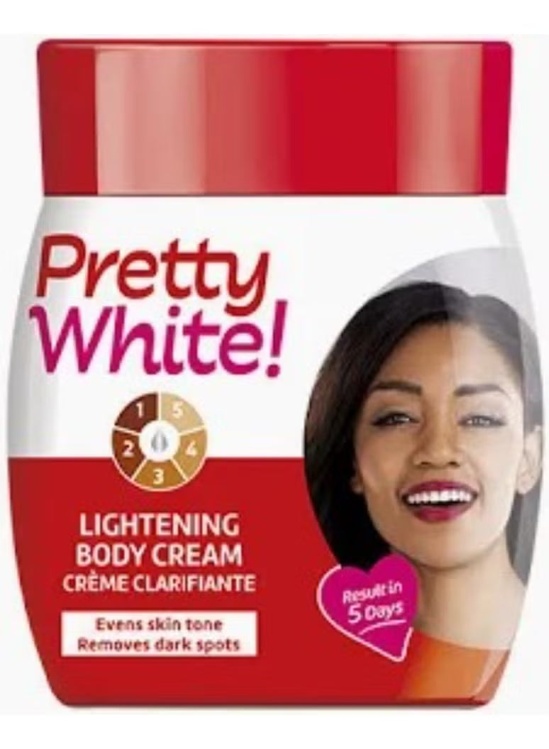 Pretty White Skin Lightening Body Cream Jar 300ML