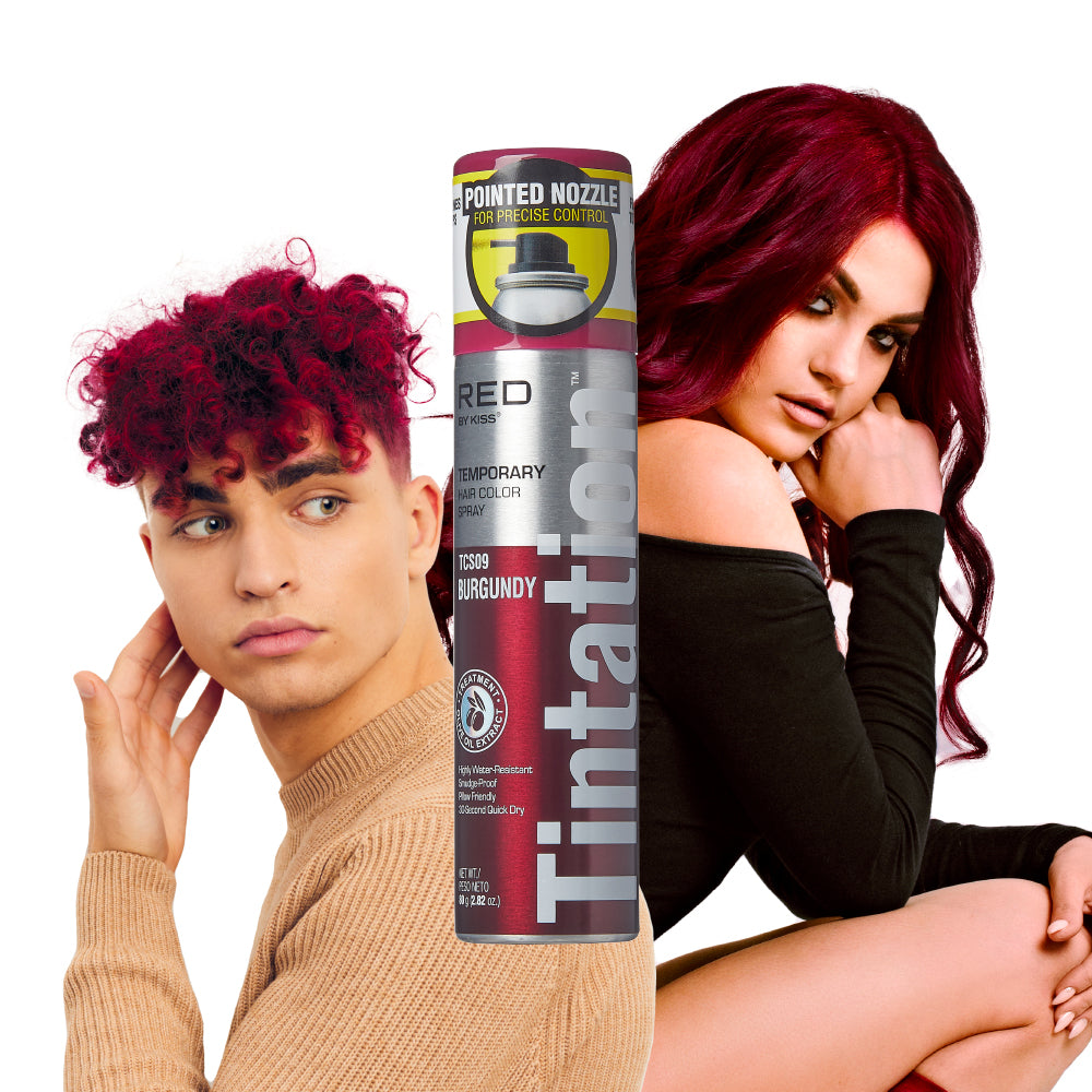 RED BY KISS Tintation Temporary Hair Color Spray - 2.8 oz