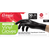 Annie Black Vinyl Gloves 50 Pack