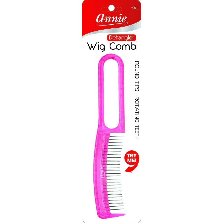 Annie Wig Detangler Comb Assorted Color (231)