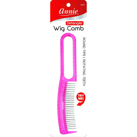 Annie Wig Detangler Comb Assorted Color (231)