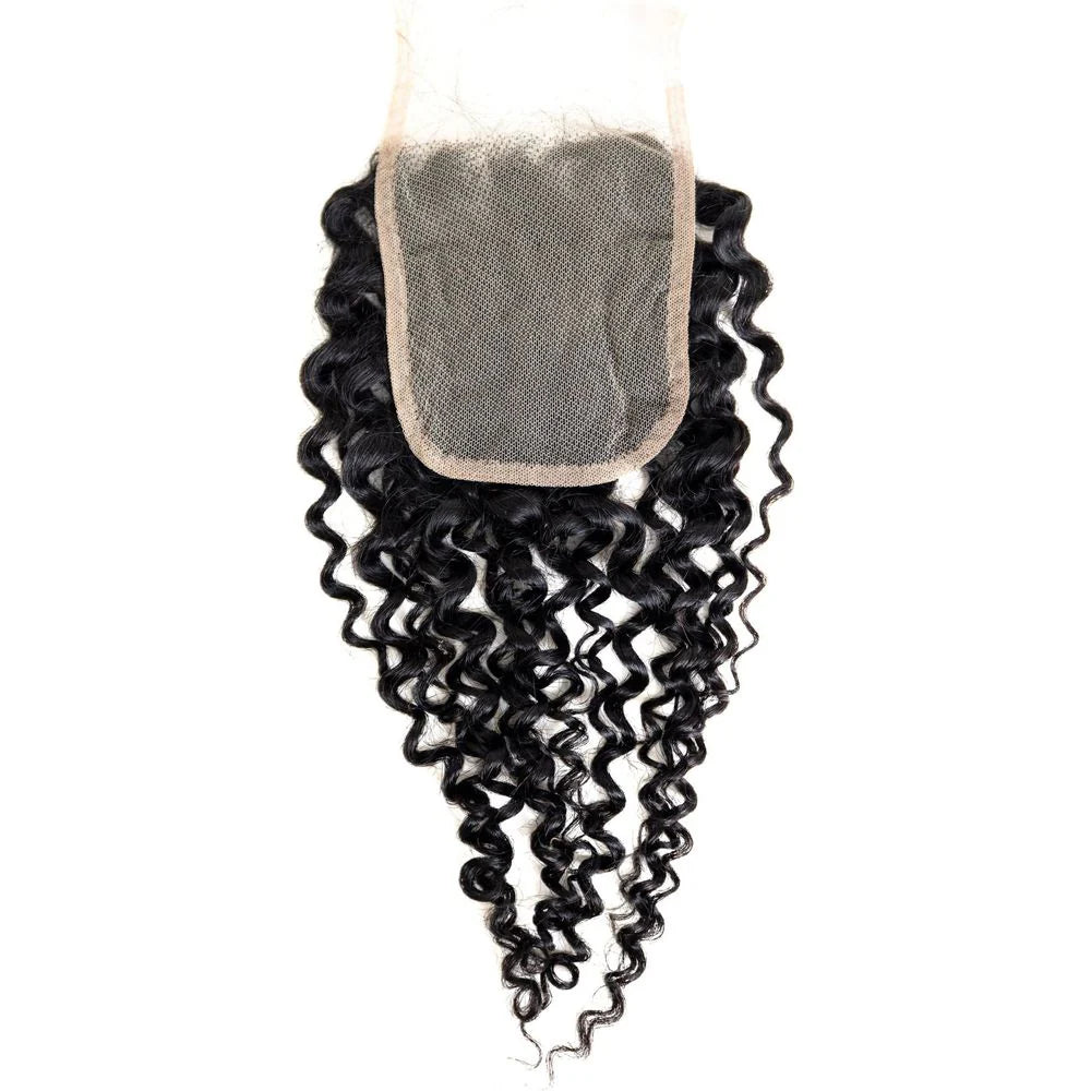 B&B Express Virgin Hair Natural 4x4 Deep Wave Closure