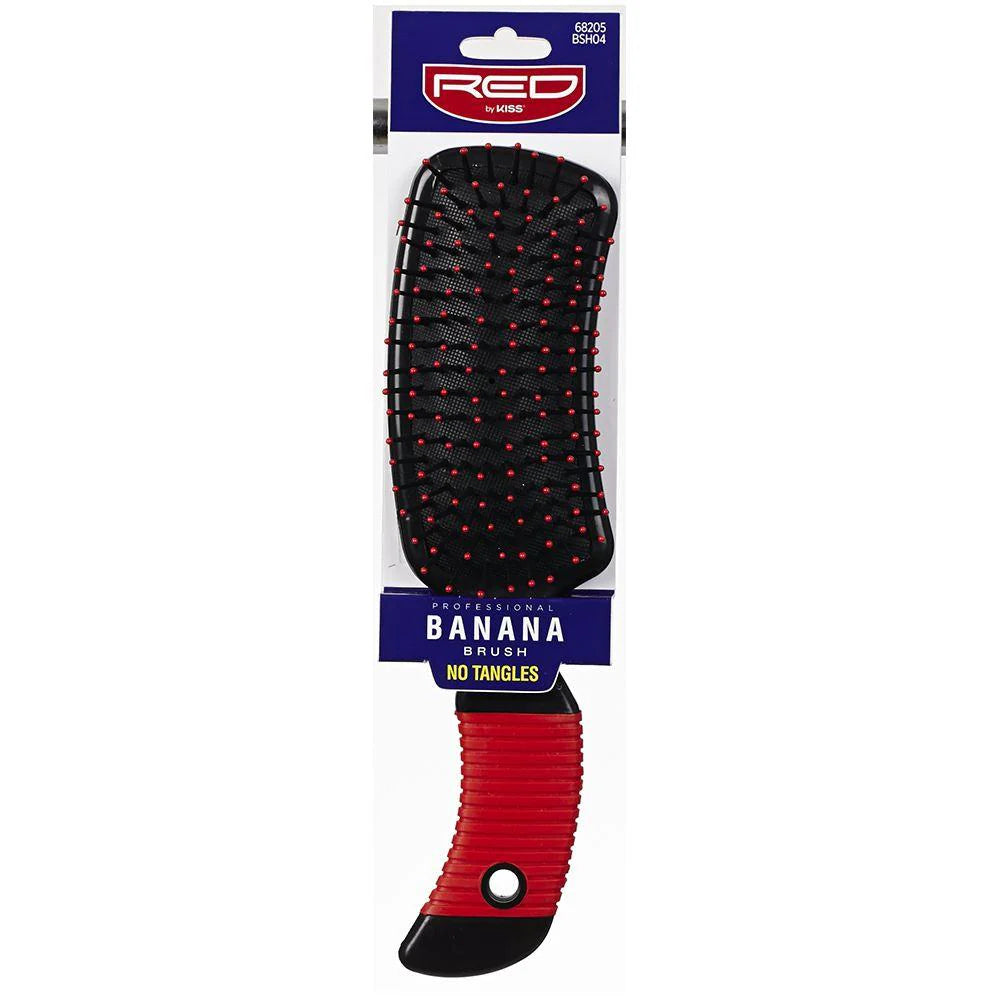 KISS Red Professional Banana Brush