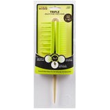 KISS RED Professional Triple Multi-Function Comb