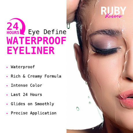 RUBY Kisses 24HR Eye Define Retractable Waterproof Smudgeproof Eyeline