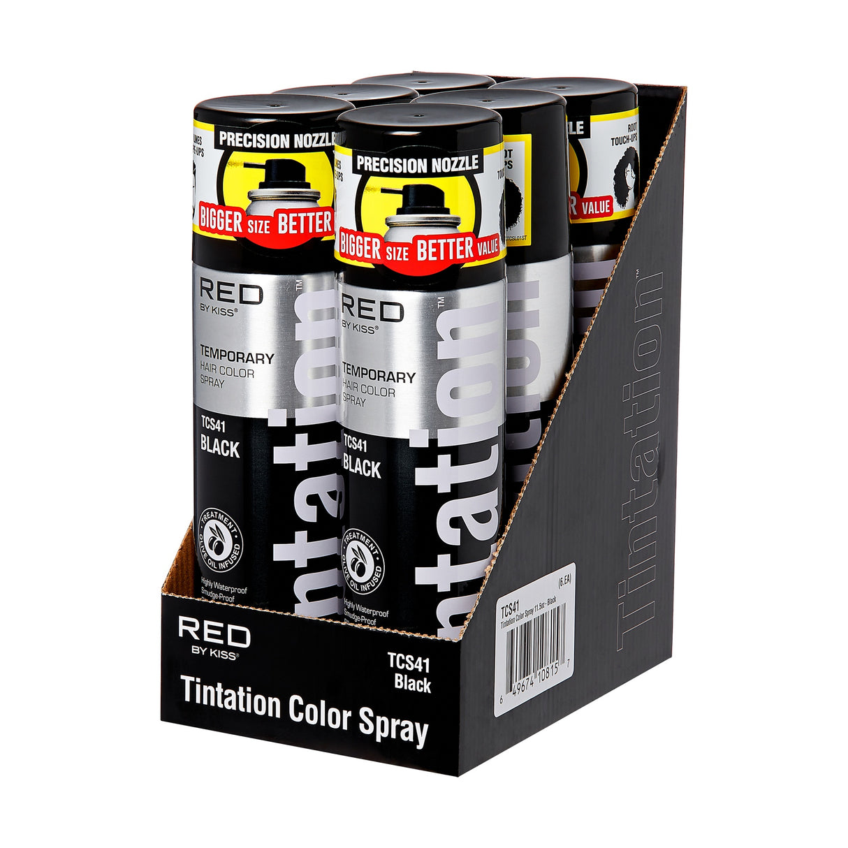 RED BY KISS Tintation Temporary Hair Color Spray - 2.8 oz