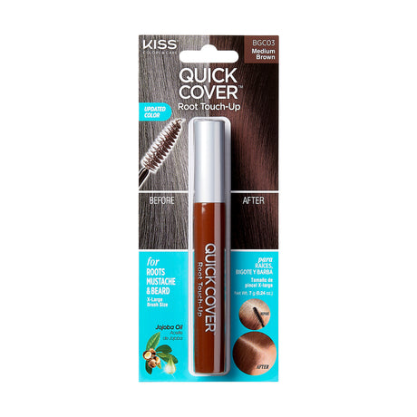 KISS Black Quick Cover Gray Hair Touch Up Brush