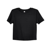 Red SS Rib Knit Crop Top Collection