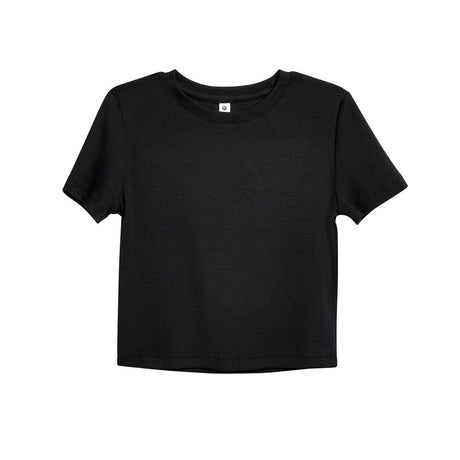 Red SS Rib Knit Crop Top Collection