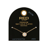 Red By Kiss Jewelry - 14K Gold Plated Necklace