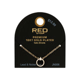 Red By Kiss Jewelry - 14K Gold Plated Necklace