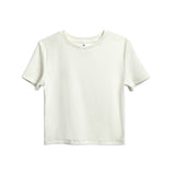 Red SS Rib Knit Crop Top Collection