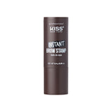 KISS New York Black Brown Instant Brow Stamp and Stencil Kit Powder Stamp Eyebrow Shaping Kit