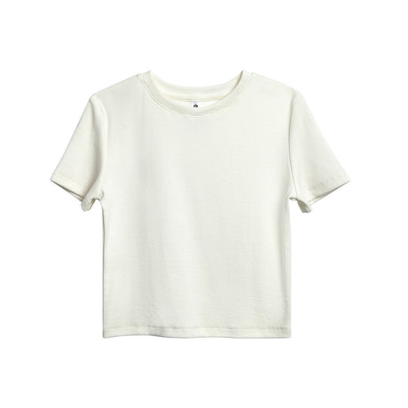 Red SS Rib Knit Crop Top Collection