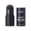 KISS New York Black Brown Instant Brow Stamp and Stencil Kit Powder Stamp Eyebrow Shaping Kit