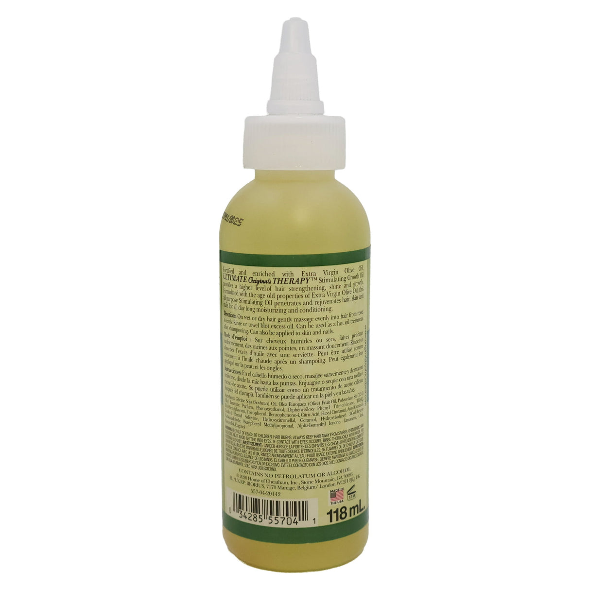 Ultimate Organic X-Virgin Olive Growth Oil 4oz