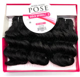 Model Model Pose Gold Spiral 3 Packs
