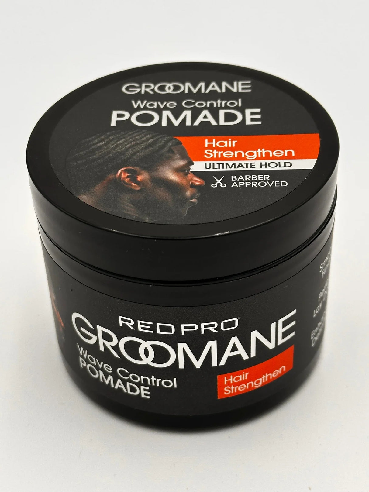 Groomane Pomade Wave Control Hair Strengthen 3 oz