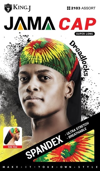 KING.J JAMA REGULAR SPANDEX DREADLOCKS CAP