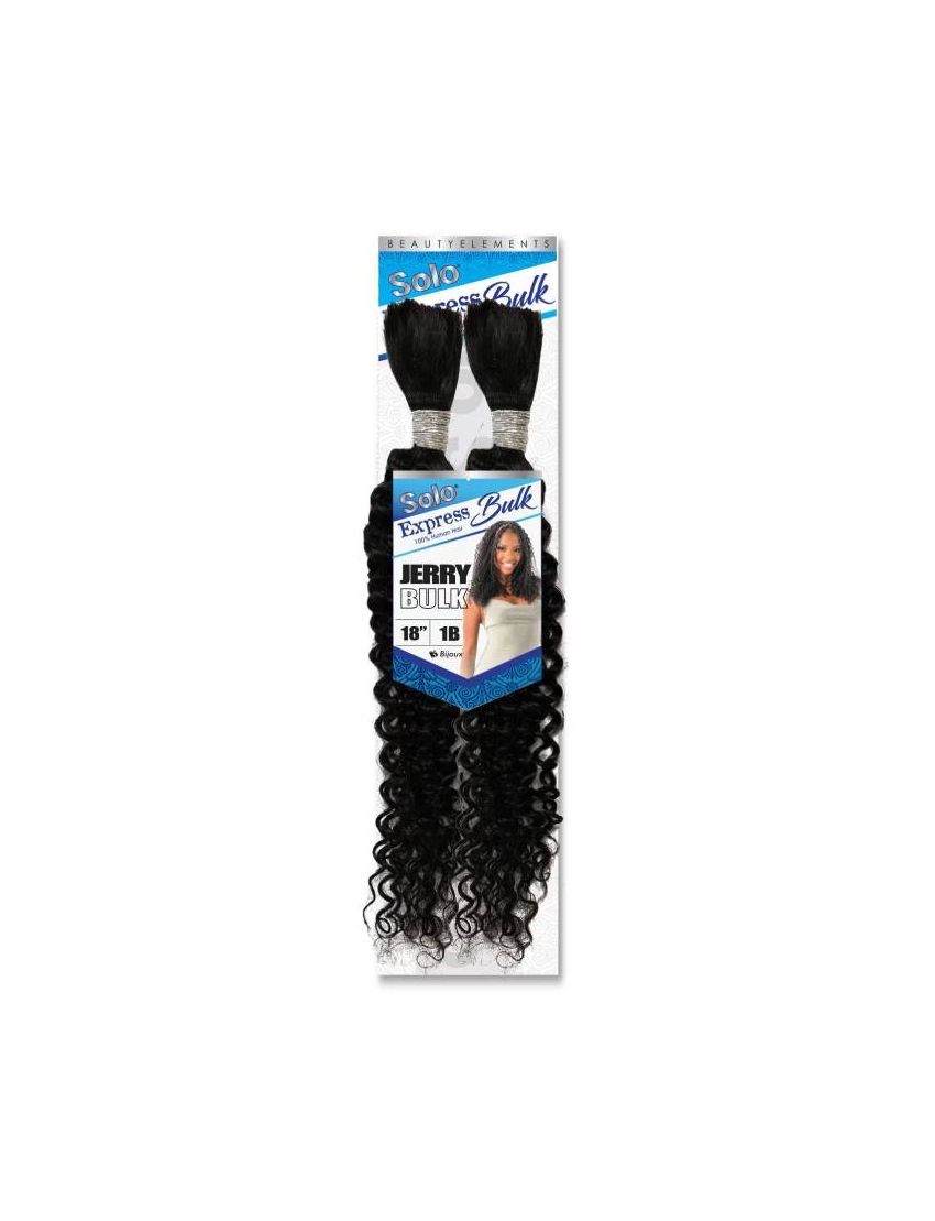 Bijoux Solo Express Jerry Curl Bulk Human Hair