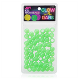 Joy Jewelry Neon Pink Round Plastic Hair Beads